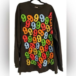 Ocean‎ Bay Artwear Men’s Long Sleeve T Shirt Black Very Good 4XL